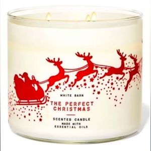🎅 BBW The Perfect Christmas 3-Wick Candle NEW